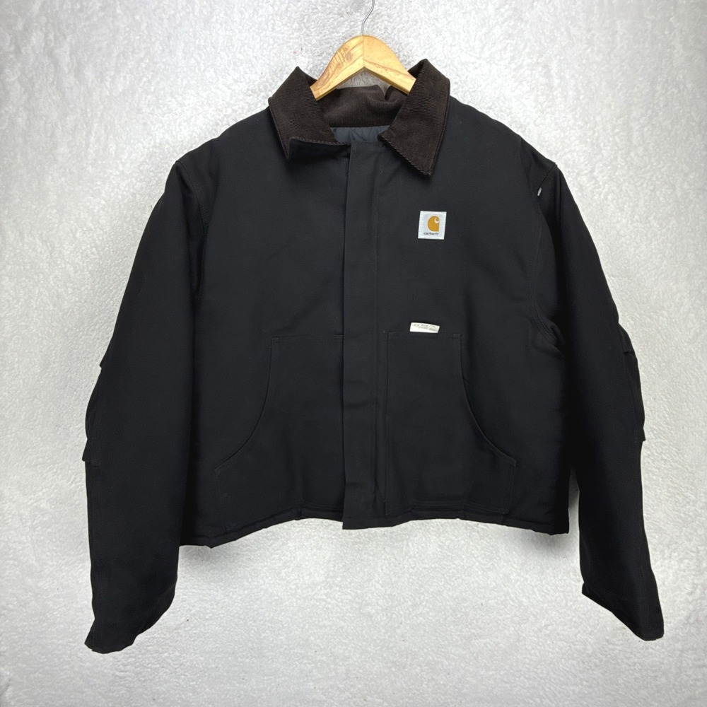 Carhartt Sandstone Jacket Arctic Quilt Lined Mens 54 3XL JQ185 BLK Black NWT NOS